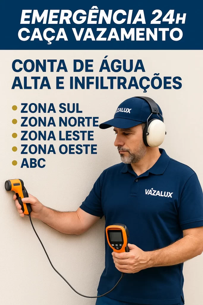 caça vazamento sp