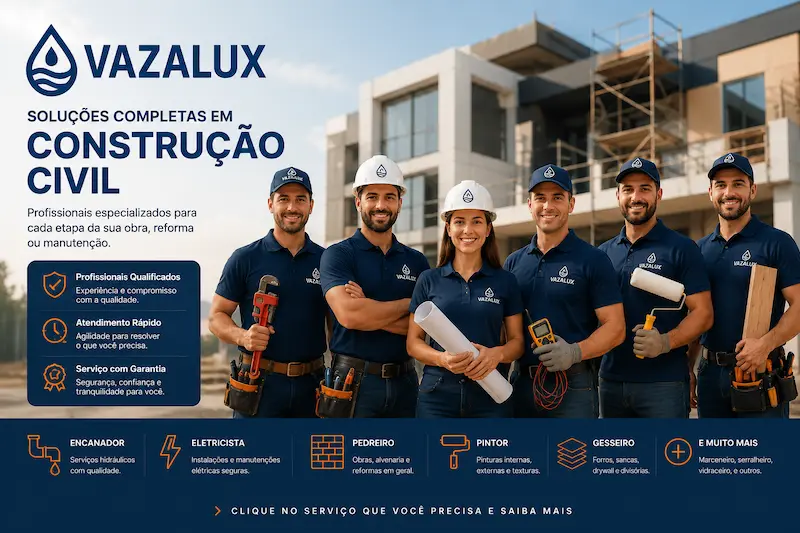Construção civil em São Paulo com profissionais especializados em pintura, elétrica, hidráulica, engenharia, arquitetura e reformas completas