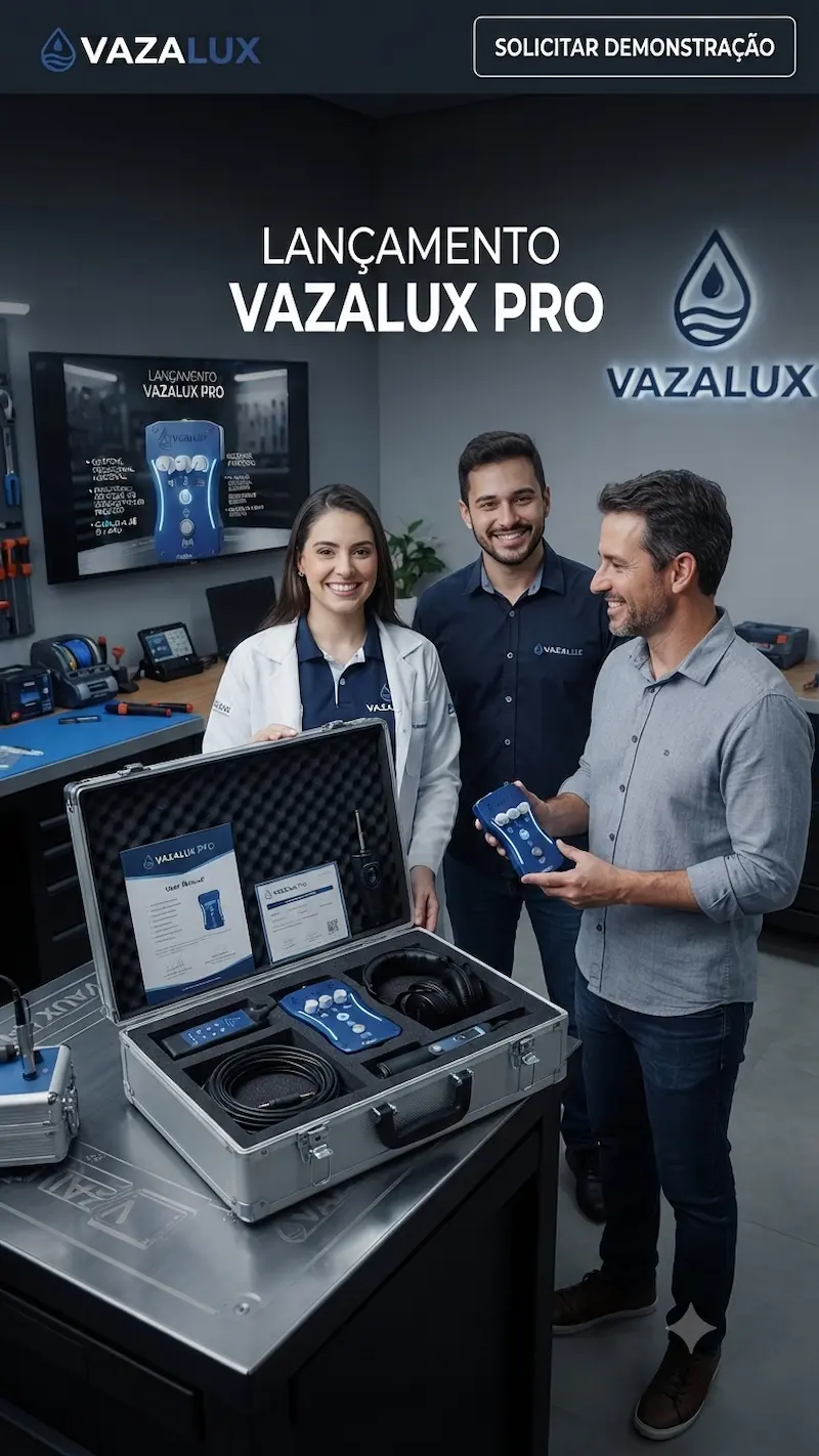 Cliente satisfeito após comprar o kit completo Vazalux Pro